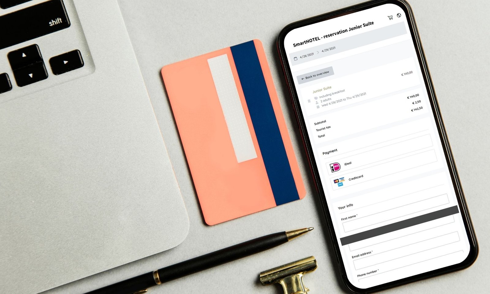 Paying for hotel accommodation at the front desk is a thing of the past...